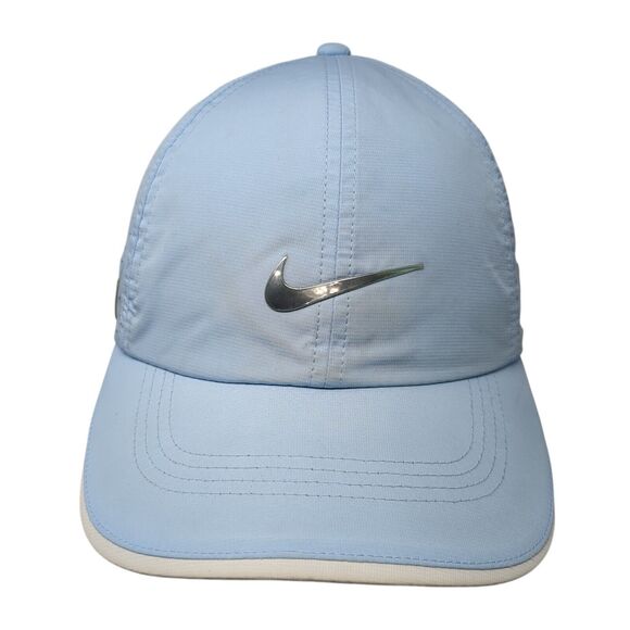 Nike 20XI VRS Strapback Golf Hat Blue One Size Laser Cut Swoosh Outdoor - Picture 1 of 10